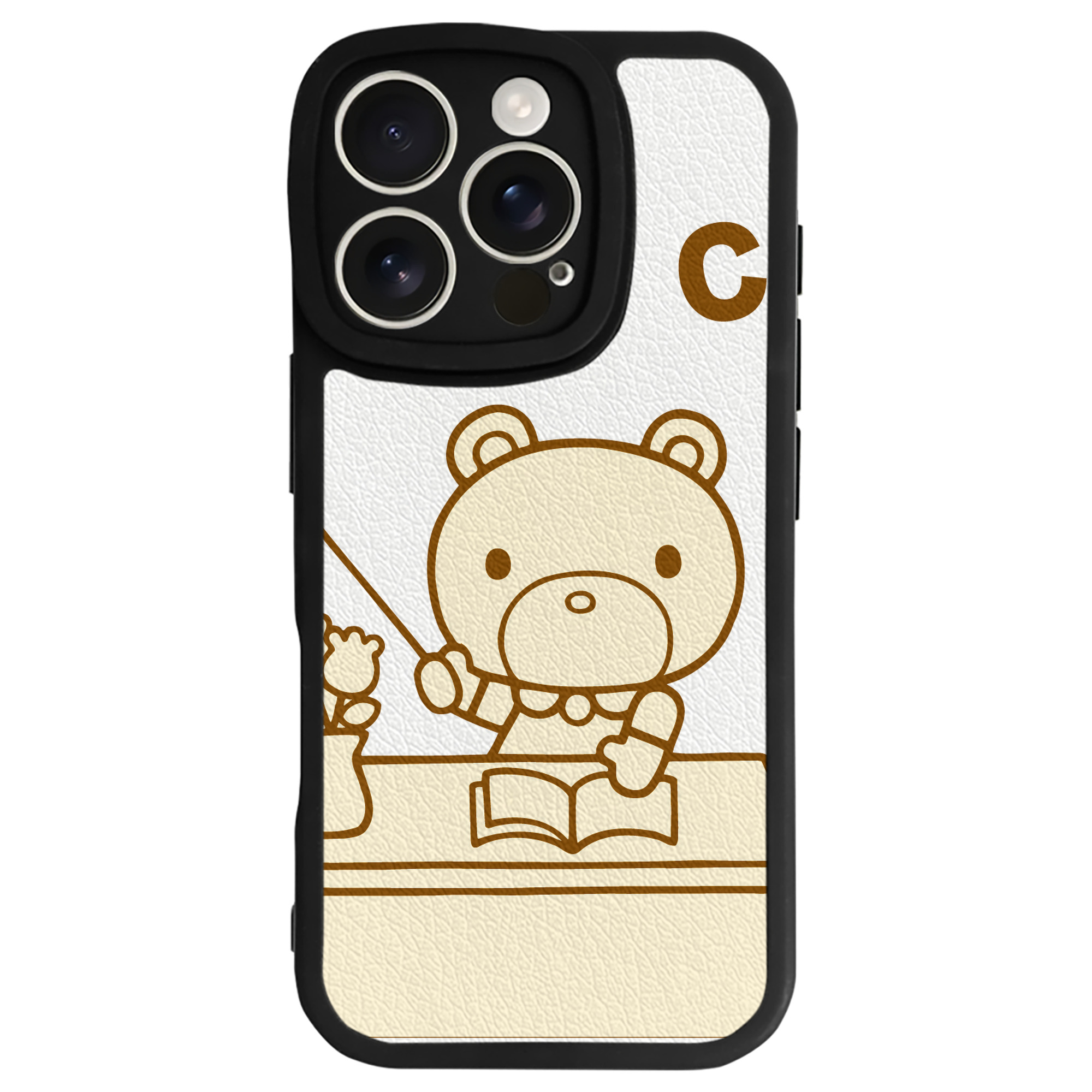 （画像用） Hello Kitty ハローキティ 【iPhone 16シリーズ対応】シリコンスマホケース（レザー調） 材質：シリコン